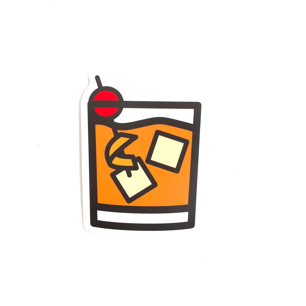Stickers Northwest, Stickers, Art & School, 3", Bourbon on the Rocks, 521369